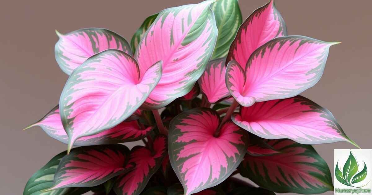 Caladium Pink